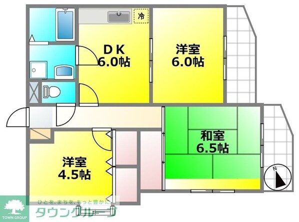 ビラ・ハクベリーの物件間取画像